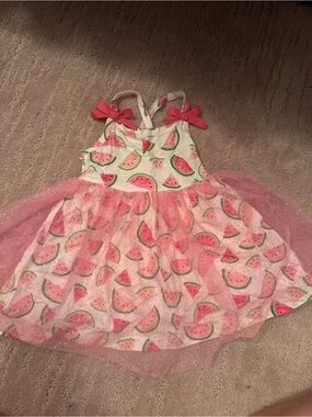 Good Lad Pink Watermelon Print Tutu Dress